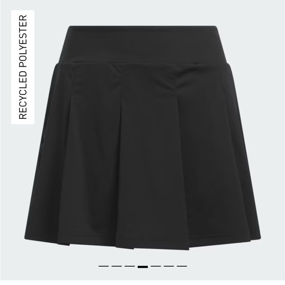 adidas Black Tour Pleated tennis  Skort. Sz XXL NWT - Picture 3 of 11